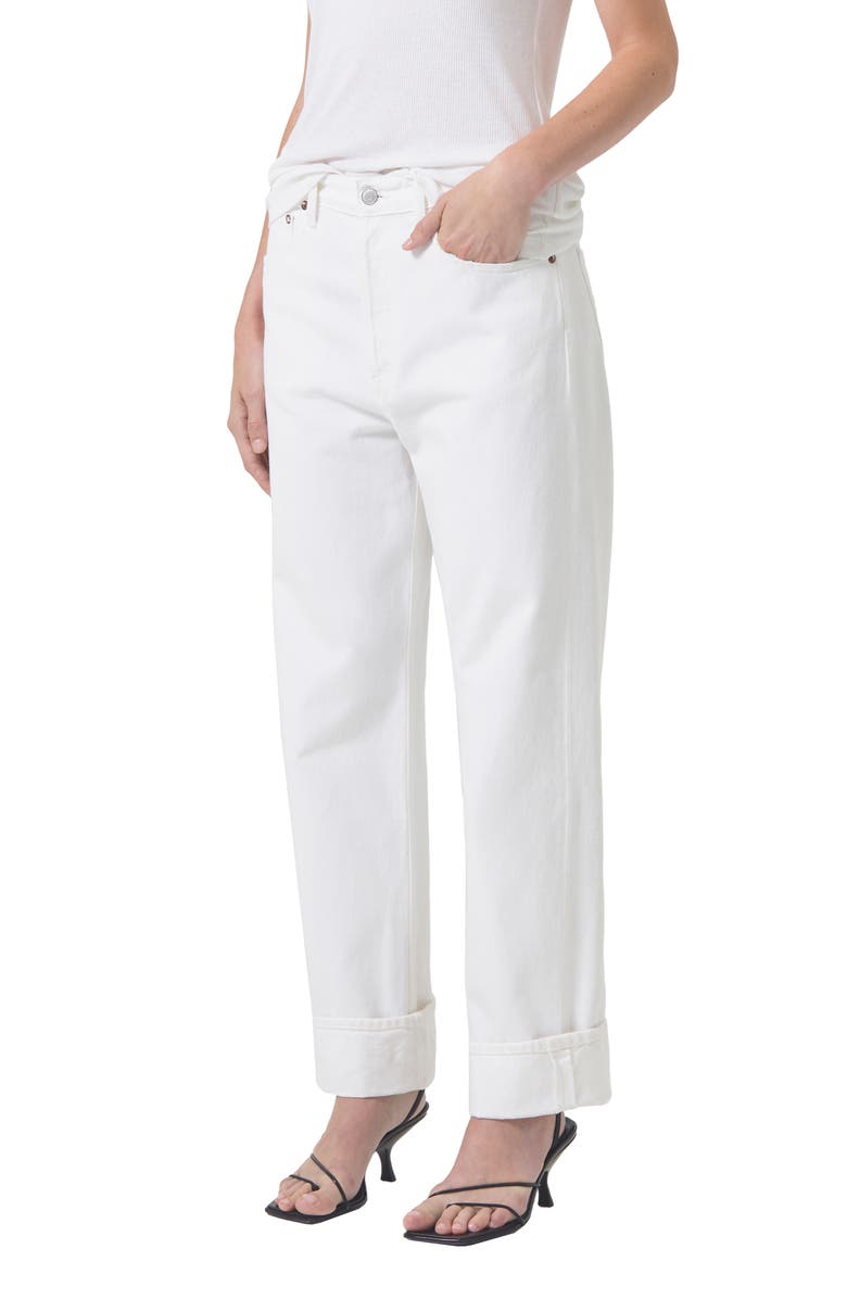 Fran High Waist Wide Straight Leg Jeans