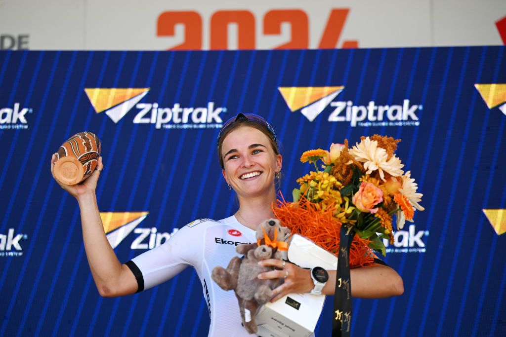 Stage 1 winner Ally Wollaston (AG Insurance Soudal)