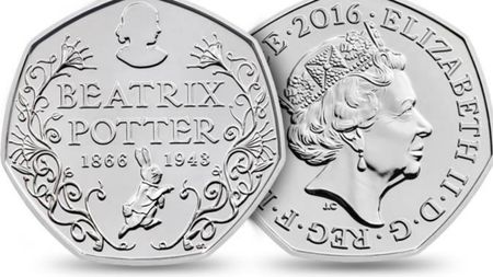 Beatrix Potter 50p