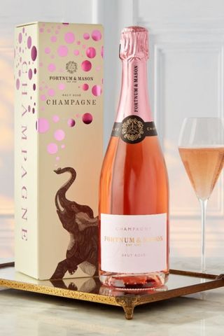 Fortnum's Brut Rosé Champagne in Gift Box - valentine's gifts for her
