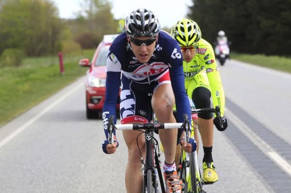 Olivier Kaisen (Lotto Belisol) leads the break