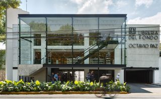 The Octavio Paz Library in Mexico City was created by Frida Escobedo