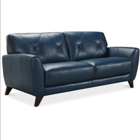 Macy's, Myia 82" Tufted Back Leather Sofa: was $1,719, now $999