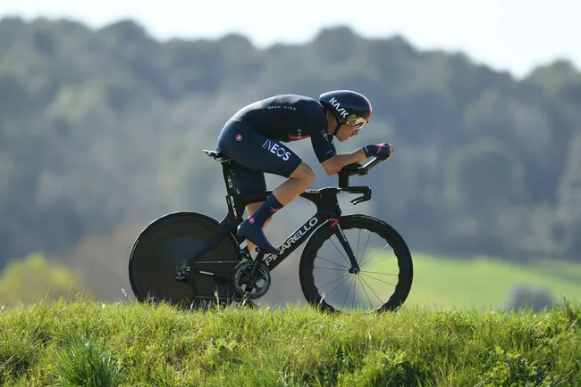 Rohan Dennis in azione nella cronometro di Banyoles (Foto: Getty Images Sport)