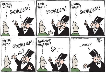 Political&nbsp;Cartoon&nbsp;U.S. Republicans Universal Healthcare Fair Taxes Living Wage