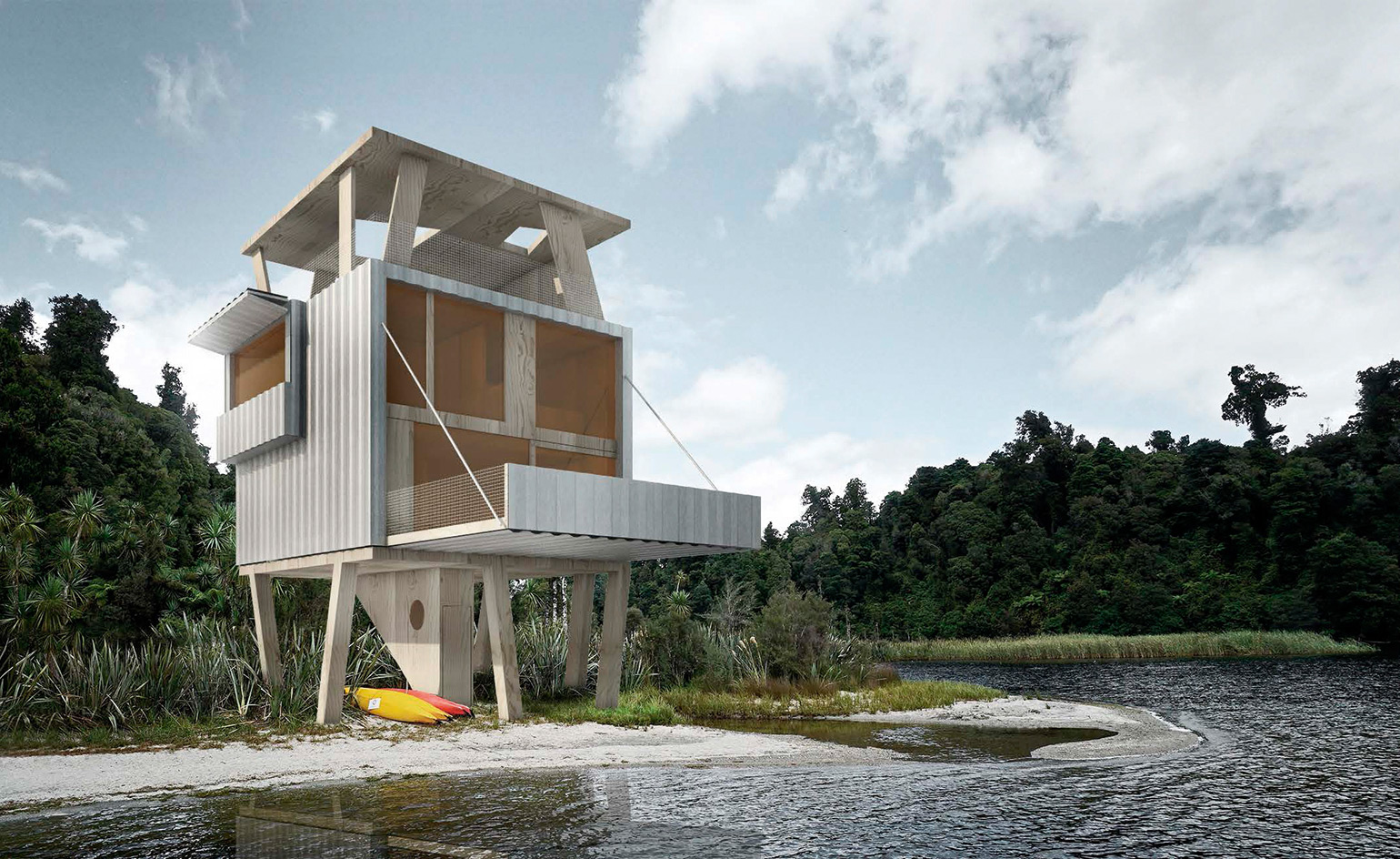 Vertical Prefab House