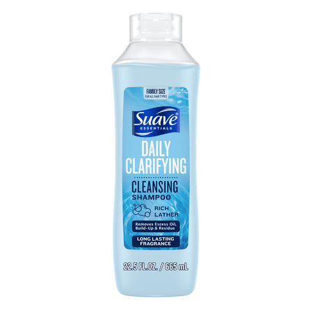 Suave Essentials Daily Clarifying & Cleansing Shampoo, 22.5 Fl Oz
