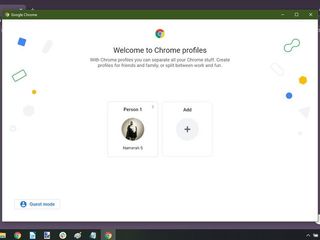 Google Chrome Switch Profiles