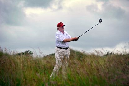 Donald Trump once tried to force a Scottish couple to pay for a wall he built near his golf course in Scotland