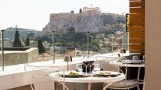 View on the Acropolis from the Art Lounge