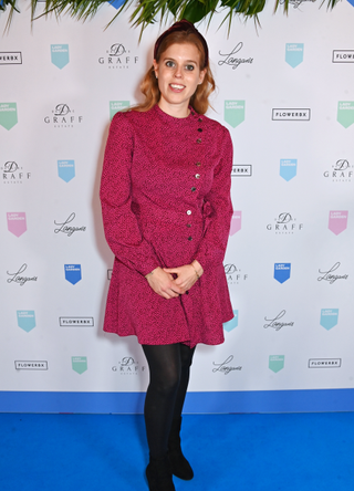 Princess Beatrice of York attends The 10th Annual Lady Garden Foundation Langan's Ladies Lunch raising vital funds for The Royal Marsden Cancer Charity at Langan's Brasserie at Langan's Brasserie on October 15, 2024 in London, England