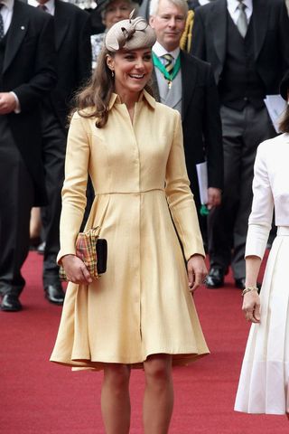 Kate Middleton's ceremonial buttercup coat