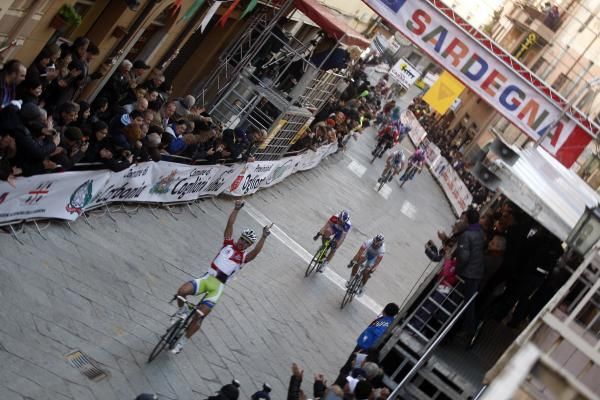 There was no beating Peter Sagan (Liquigas-Cannondale).