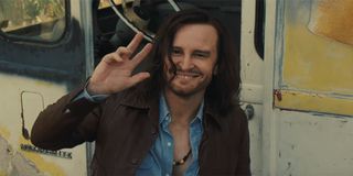 Charles Manson giving a wave in Once Upon a Time in Hollywood