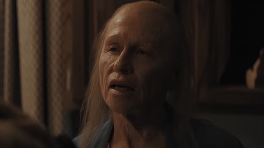 Gladys taunting Justine in her kitchen in Weapons 