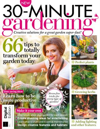 Front cover of 30 minute gardening ebook