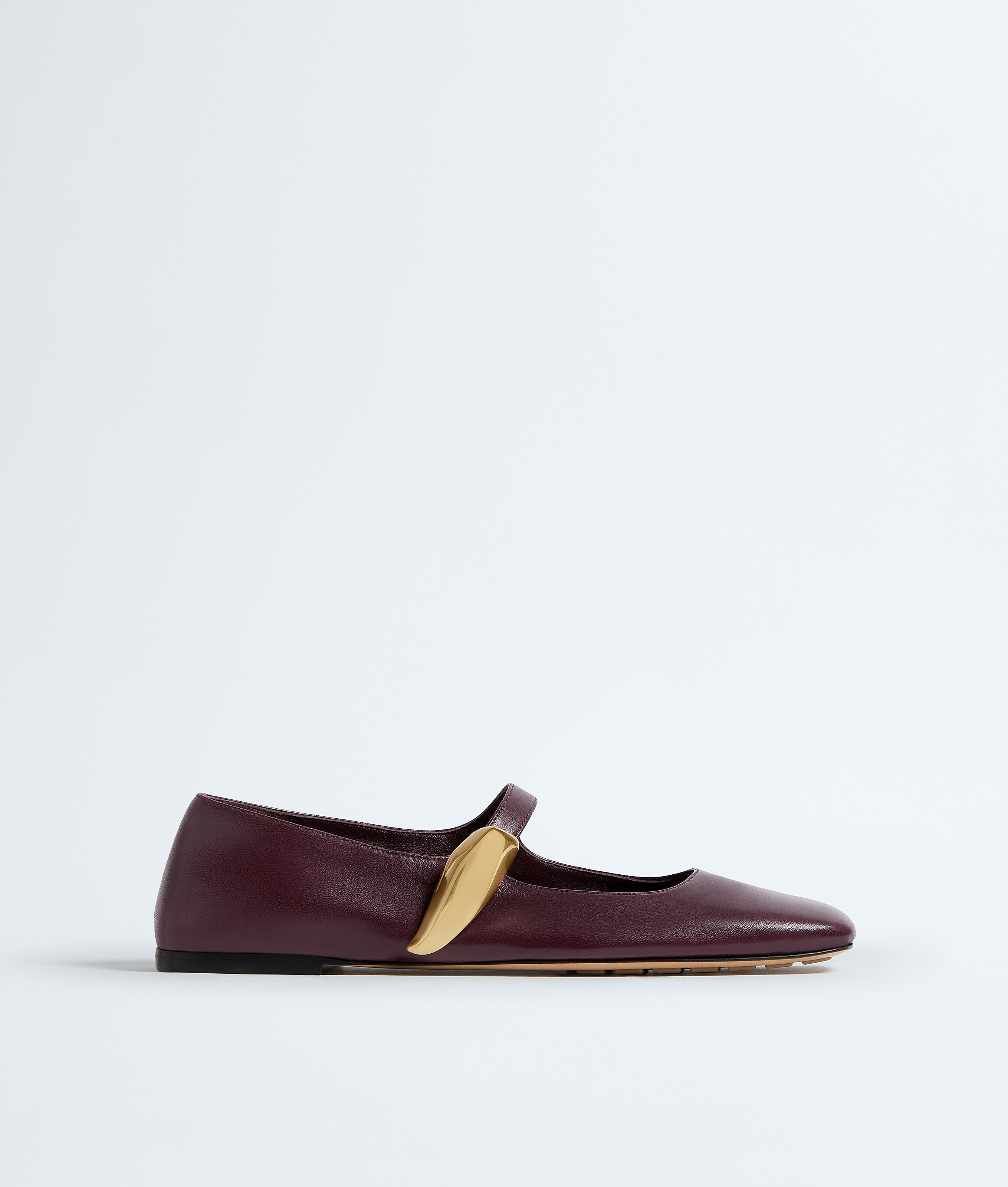 Women's Charlotte Mary-Jane Ballerina in Deep Mahogany