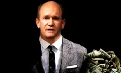 Chris Coons becomes the villainous, tax-crazed Senate candidate in Christine O'Donnell's new campaign ad.