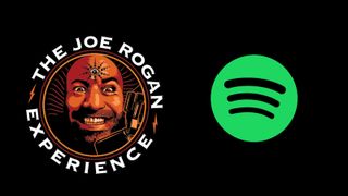 The Joe Rogan Experience and Spotify logos