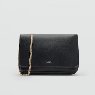 Mango Black Flap Bag