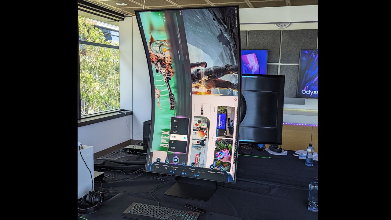 Samsung 55" Odyssey Ark 'Cockpit Mode'