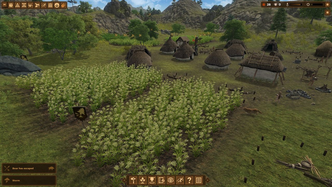 Learn to farm to decrease reliance on hunting.