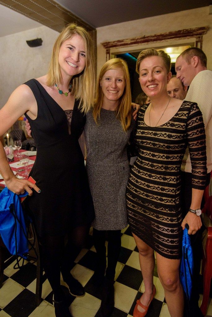 Loren Rowney, Carla Ryan and Molly Weaver pose for a photo