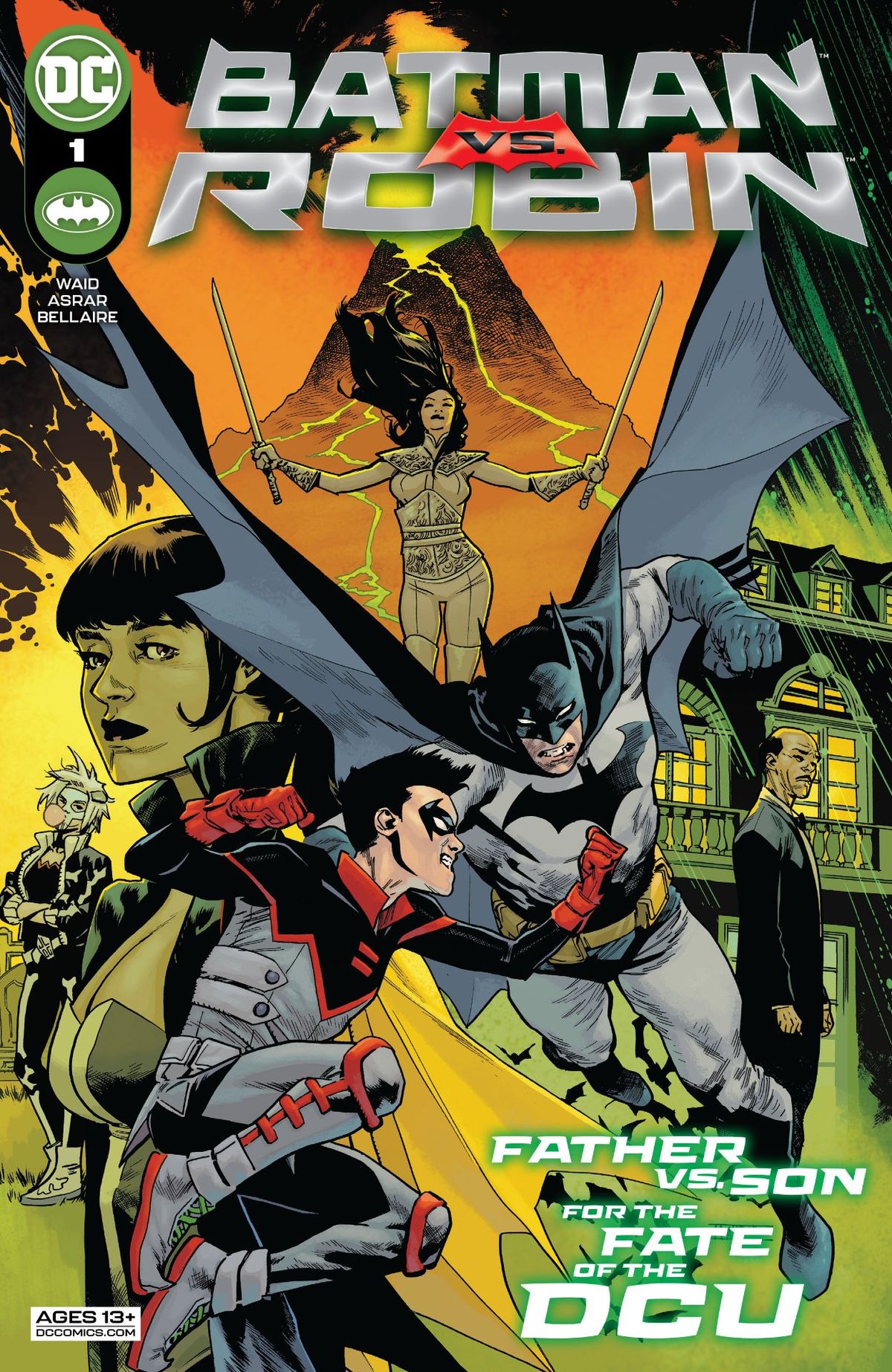 Batman vs. Robin #1 covers