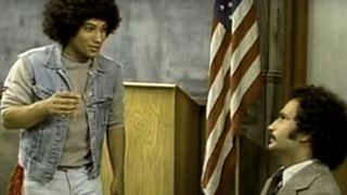 Robert Hegyes and Gabe Kaplan in Welcome Back, Kotter