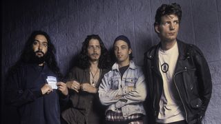 Soundgarden backstage at the World Music Theater, Tinley Park, Illinois, on August 2, 1992
