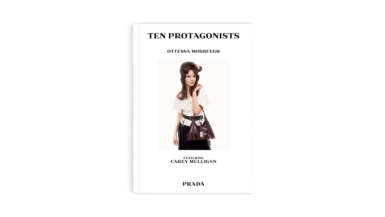 Ottessa Moshfegh Prada Book with Carey Mulligan on the Cover