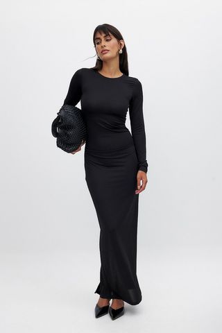 NA-KD, Long Sleeve Maxi Dress