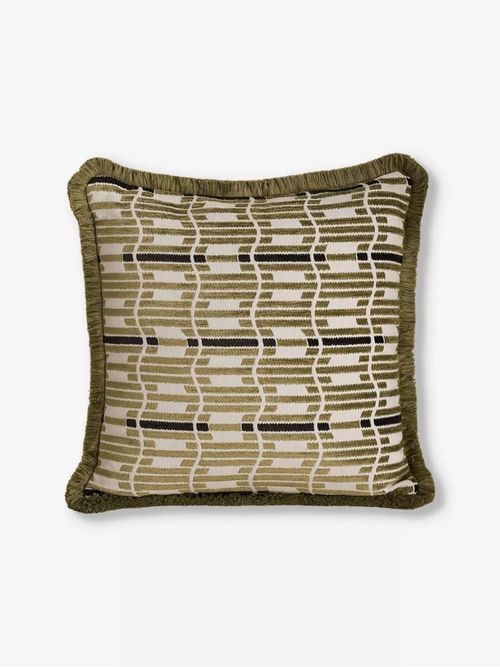 Erin Jacquard Square Chenille Woven Cushion 50cm X 50cm