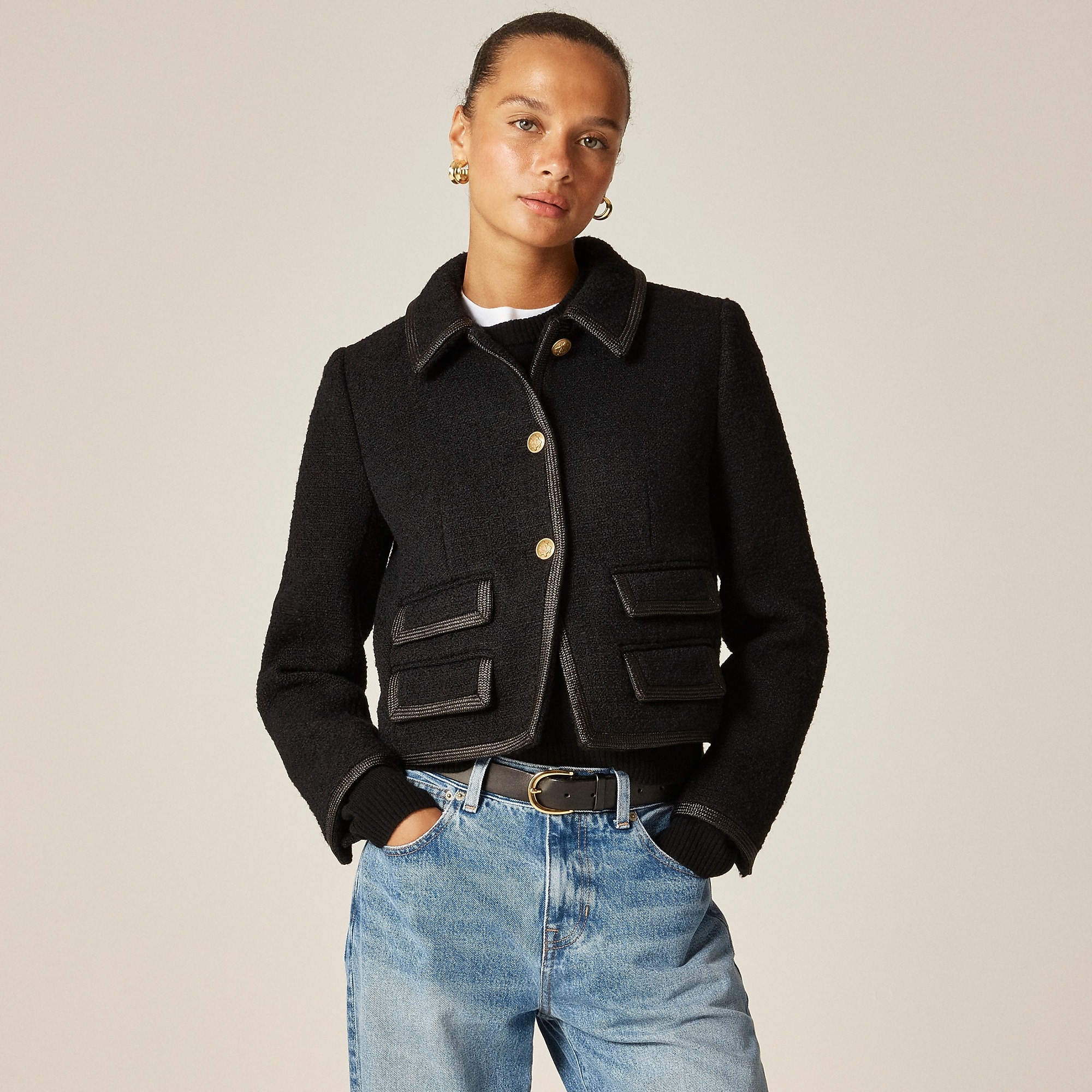Louisa Lady Jacket in Maritime Tweed