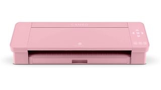 Cricut vs Silhouette: official photo of the Silhouette Cameo 4 in pink