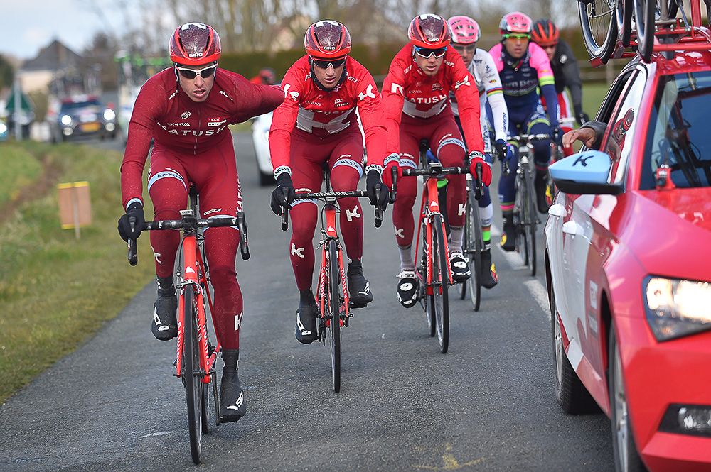 Katusha's Pavel Kochetkov, Sergey Lagutin and Ilnur Zakarin