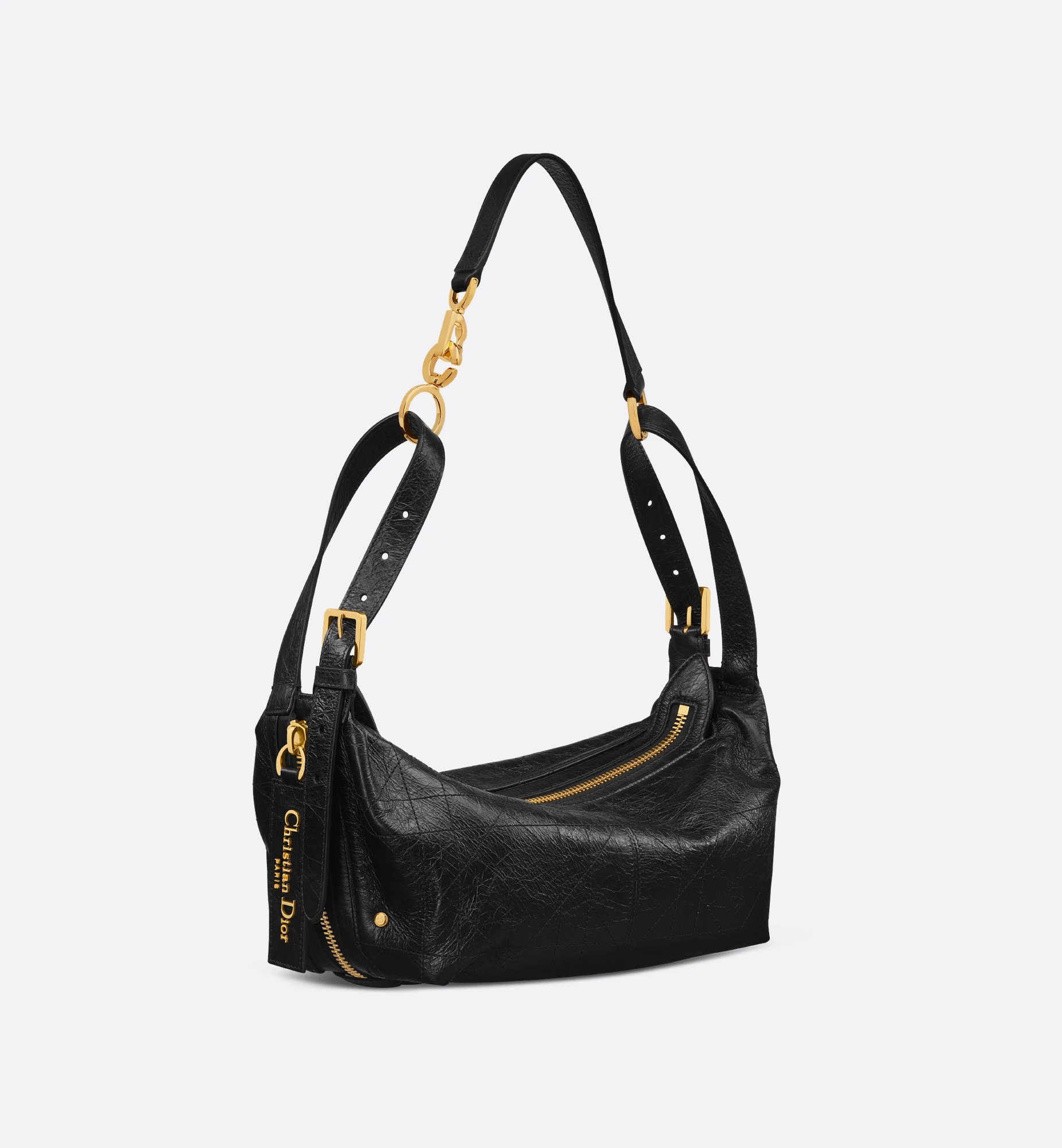 Dior, Medium D-Journey Bag in Shiny Goatskin