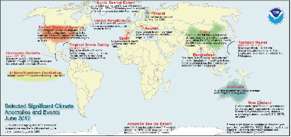 Significant weather events for June 2012.