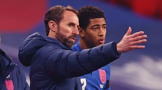 Gareth Southgate and Jude Bellingham