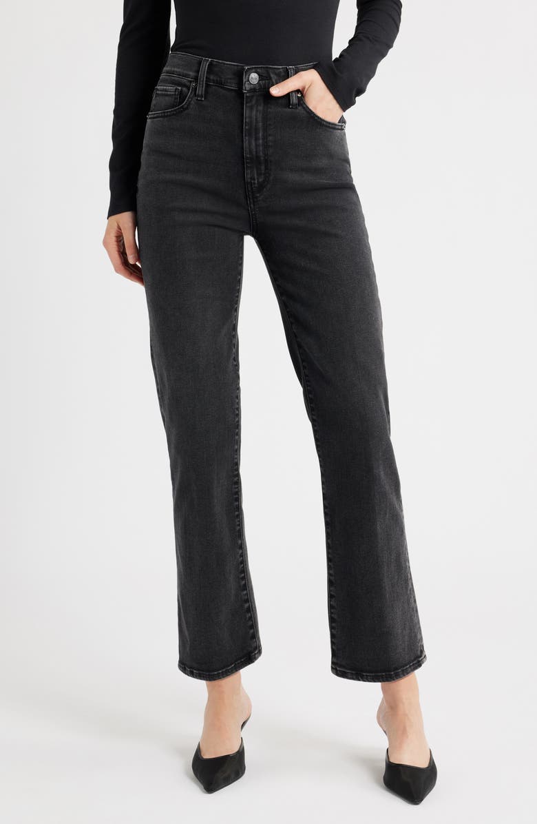 Le Sleek High Waist Ankle Straight Leg Jeans