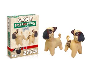 Giant Pass the Pugs Inflatable Dice Game