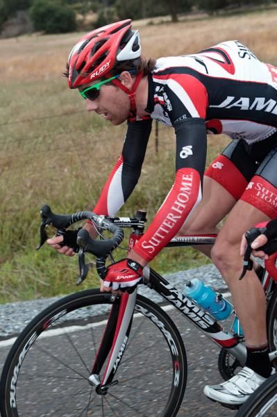 Jamey Driscoll (Jamis-Sutter Home) spent another long day off the front in today's break