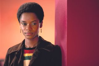 Letitia Wright plays leader of the British Black Panther Movement Altheia Jones-LeCointe in Mangrove.