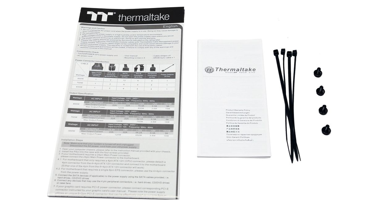 Thermaltake Toughpower GF2 ARGB 850W