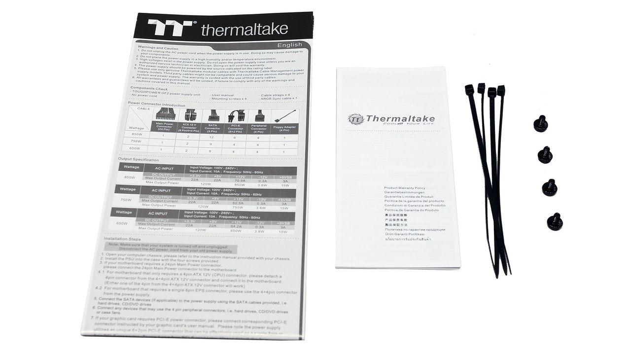 Thermaltake Toughpower GF2 ARGB 850W