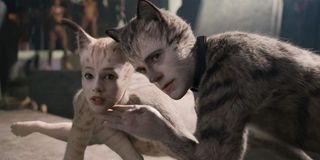 Francesca Hayward and Robbie Fairchild in Cats