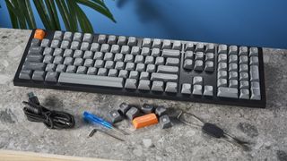 Photograph of the Keychron K10 Max keyboard