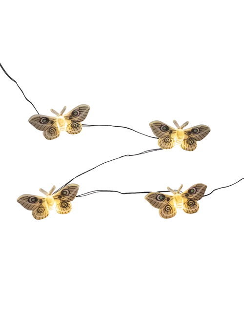 18ct. Moth Icon String Lights 