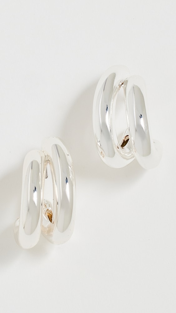 Florence Earrings - High Polish Silver