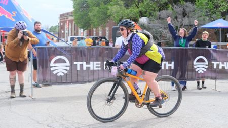 Marley Blonsky at the MidSouth gravel race